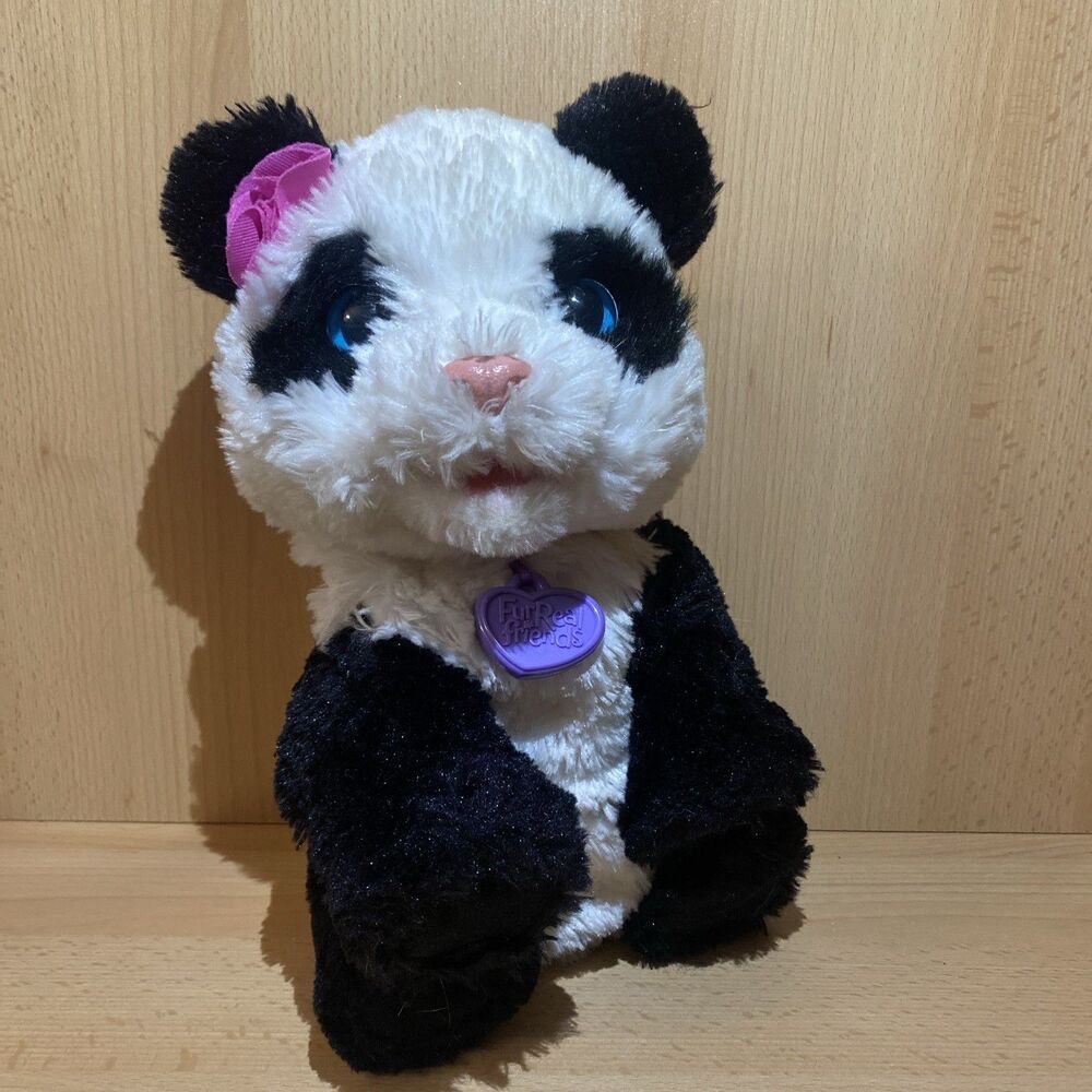 Hasbro FURREAL Friends Pom Pom My Baby PANDA Pet 2013 Interactive Toy Plush